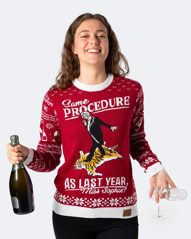 Women's The 90th Birthday Red Christmas Sweater