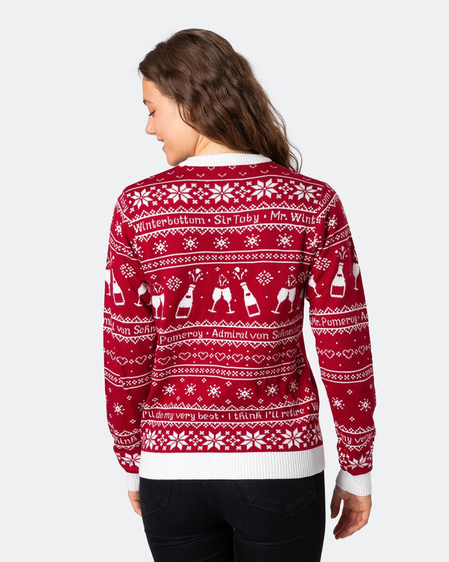 Women's The 90th Birthday Red Christmas Sweater