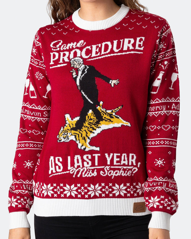 Women's The 90th Birthday Red Christmas Sweater