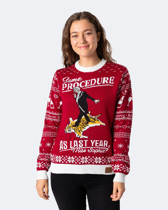 Women's The 90th Birthday Red Christmas Sweater