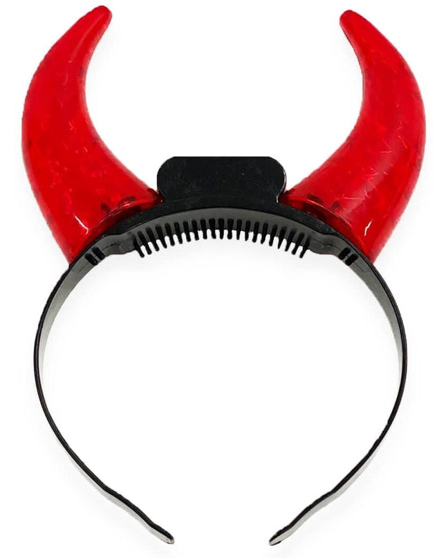 Light Up Devil Horn Headband