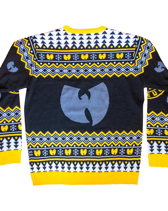 Wu-Tang Clan Logo Snowflakes Ugly Christmas Sweater