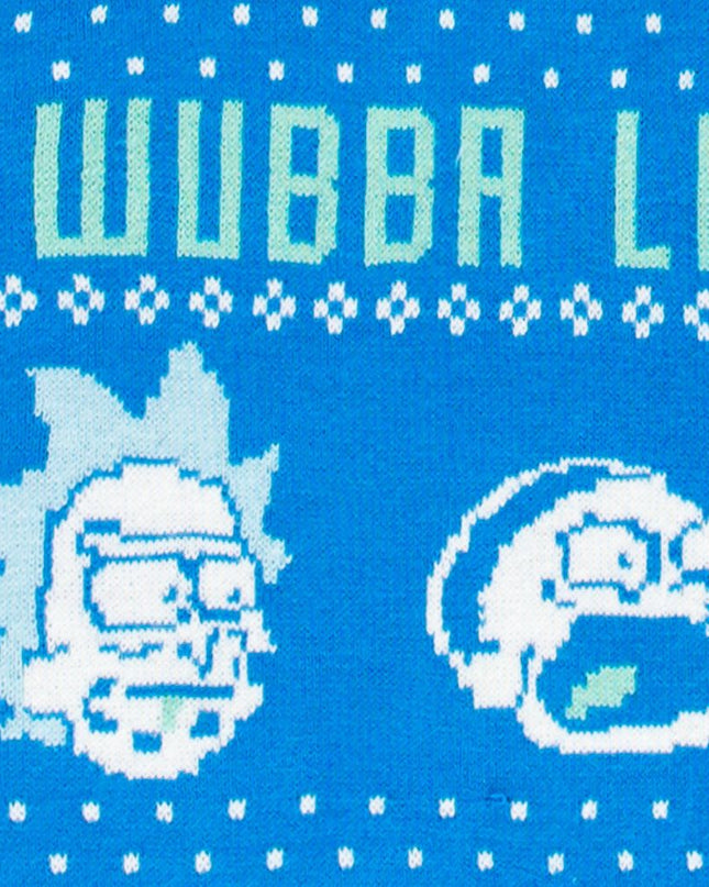 Wubba Lubba Dub Dub Rick and Morty Ugly Christmas Sweater
