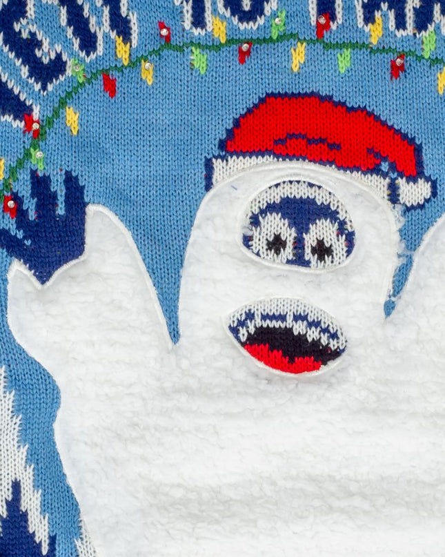 Women's Yeti to Party LED Light-Up Christmas Sweater