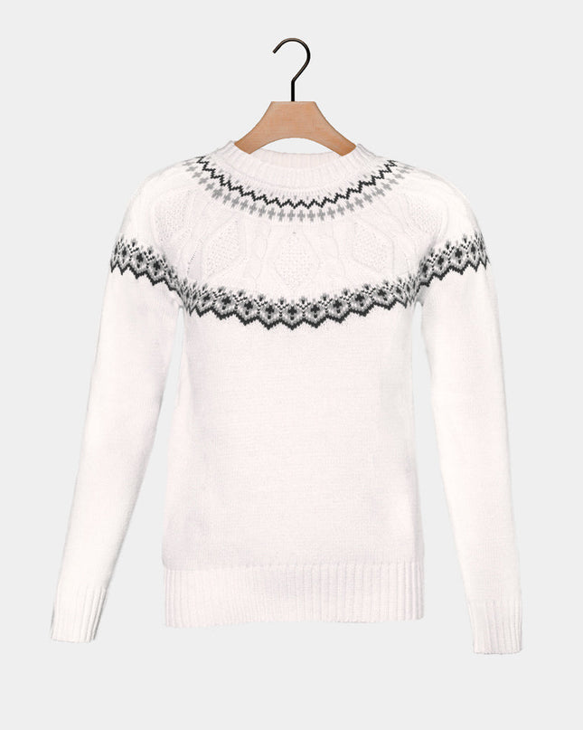 Women's Eiffel Sweater in Organic Cotton for Christmas