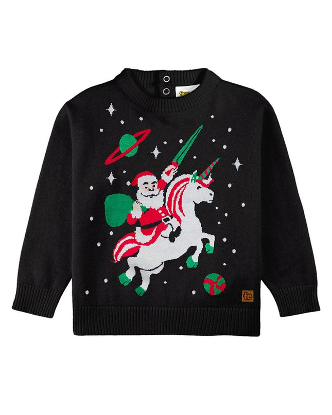 Baby Boy's Santa Unicorn Ugly Christmas Sweater