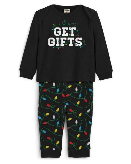 Toddler Girl's Get Gifts Crew Neck Pajama Set