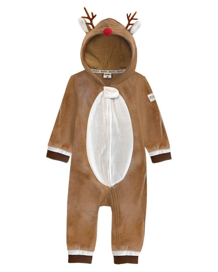 Baby Girl's Rudolph Jumpsuit