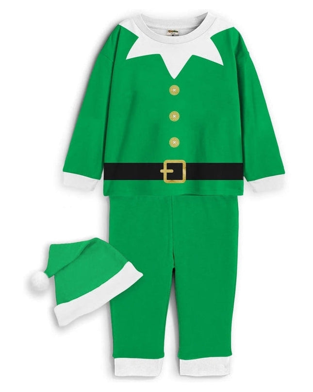 Baby Boy's Elf Pajama Set