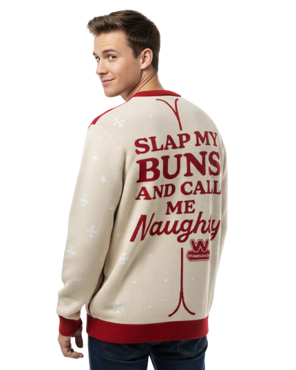 Wienerschnitzel Funny Hotdog Ugly Christmas Sweater