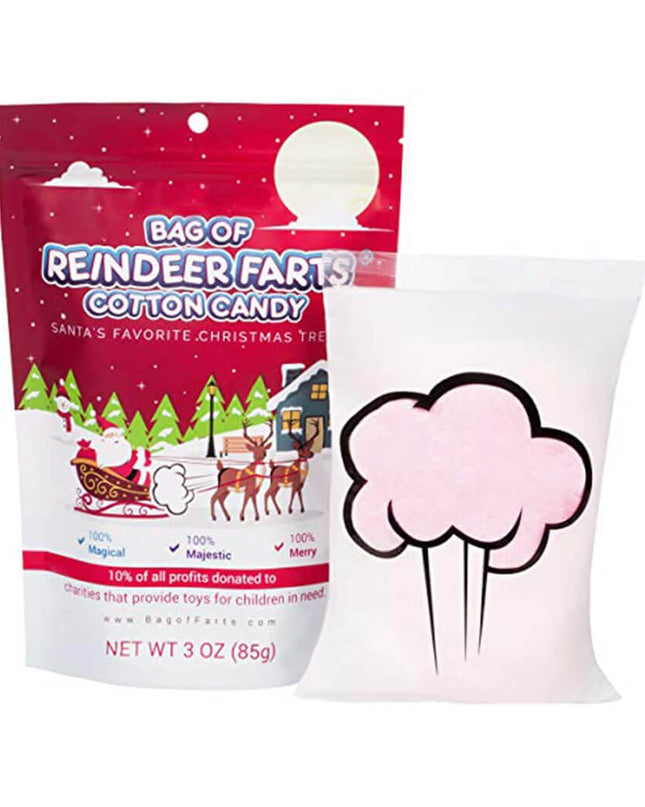 Bag of Reindeer Farts Cotton Candy