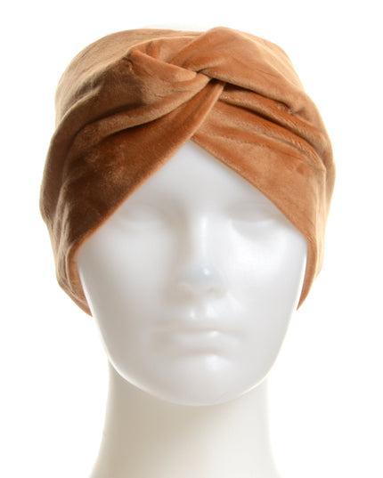 Velvet Headband - Camel