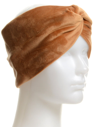 Velvet Headband - Camel