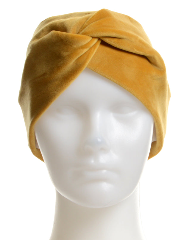Mustard Velvet Headband | Christmas Accessories