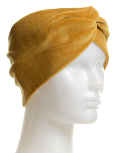 Mustard Velvet Headband | Christmas Accessories