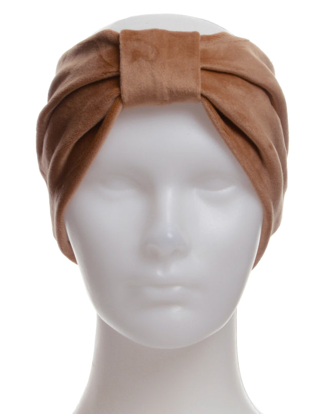Hazel Brown Velvet Headband