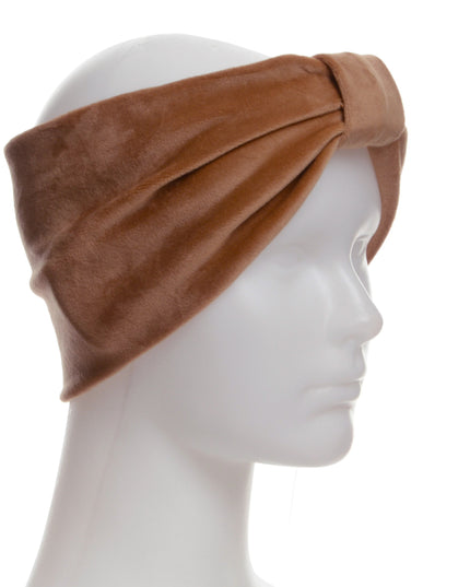 Hazel Brown Velvet Headband | Christmas Accessories