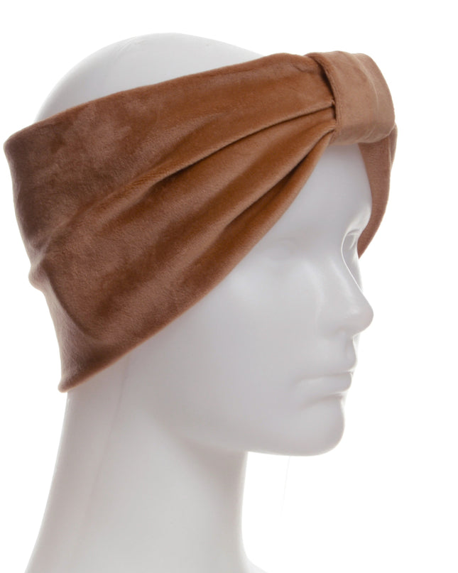 Hazel Brown Velvet Headband