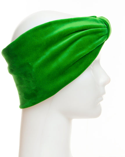 Light Green Velvet Headband | Christmas Accessories