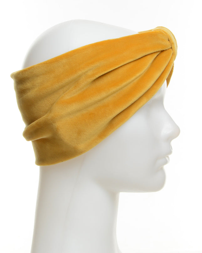 Velvet Headband - Mustard