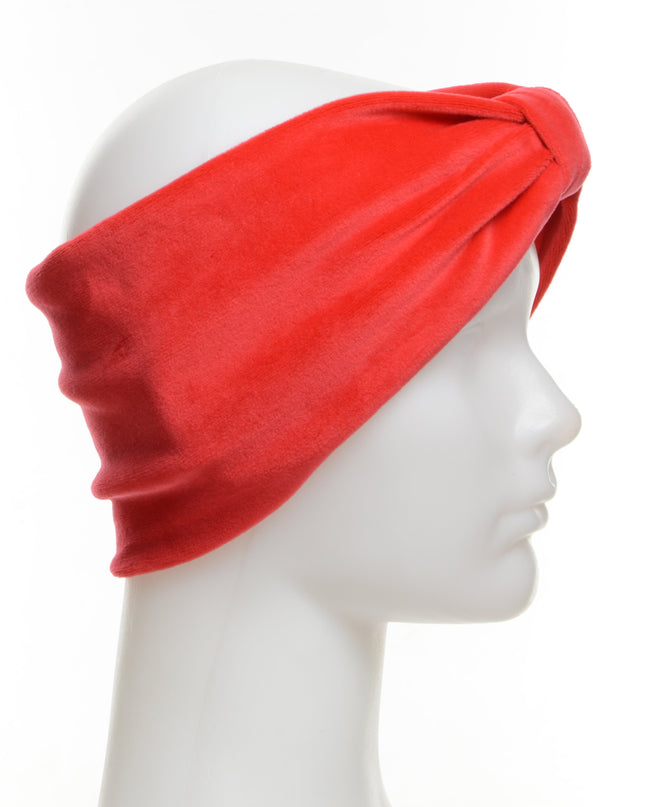 Velvet Headband - Red