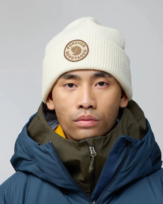 Fjallraven Bergtagen Wool Beanie in Classic Black