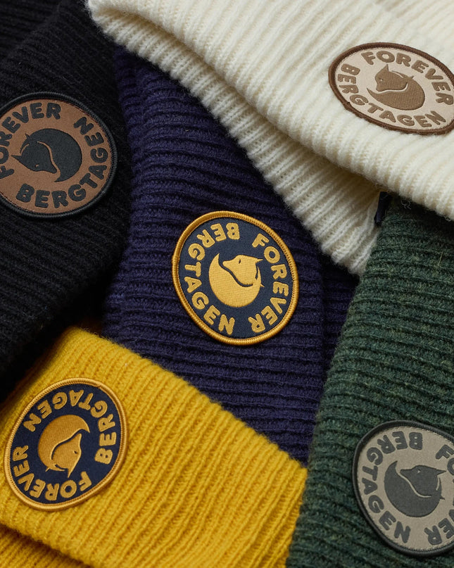 Fjallraven Bergtagen Wool Beanie in Chalk White