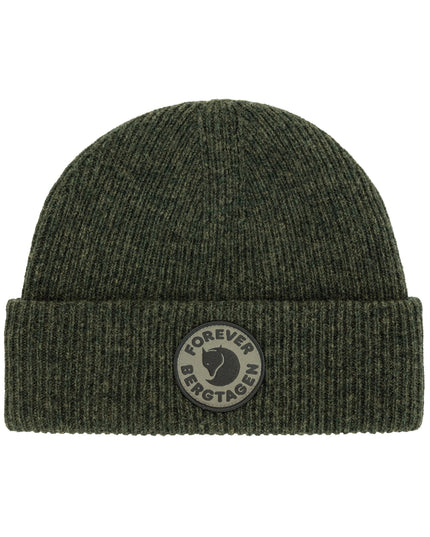 Fjallraven Bergtagen Wool Beanie in Deep Forest Green
