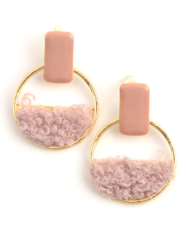 Powder Puffed Earrings - Cute Holiday Accessory
