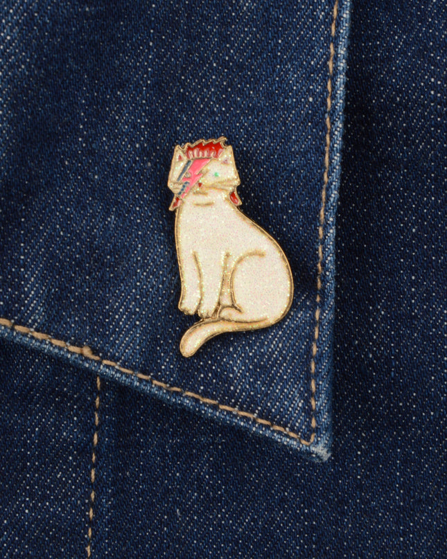 Cat Bowie Easter Pin