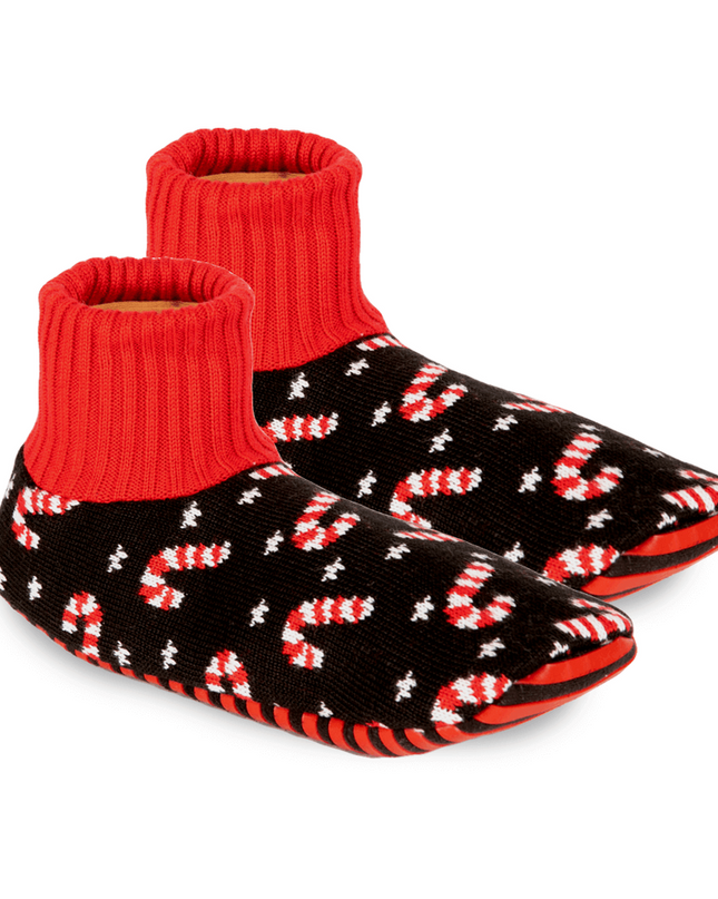 Candy Cane Lane Slipper Socks
