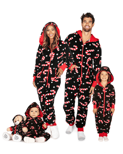 Matching Candy Cane Lane Family Jumpsuits