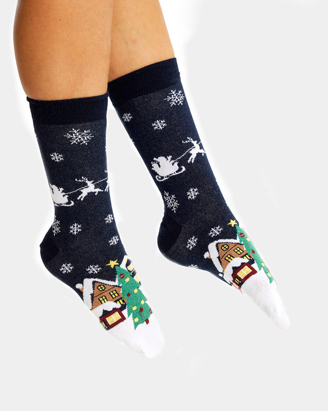 Unisex Alaska Christmas Socks