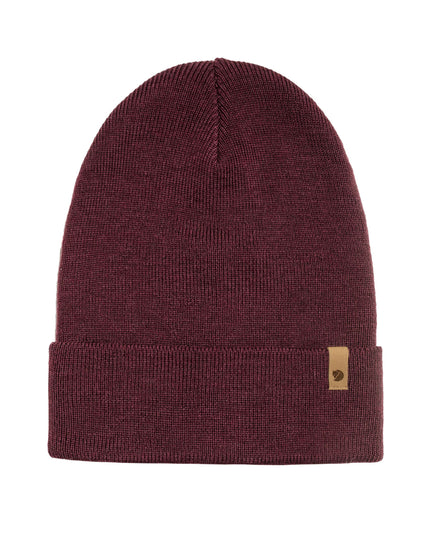 Fjallraven Classic Knit Hat - Dark Garnet Shade