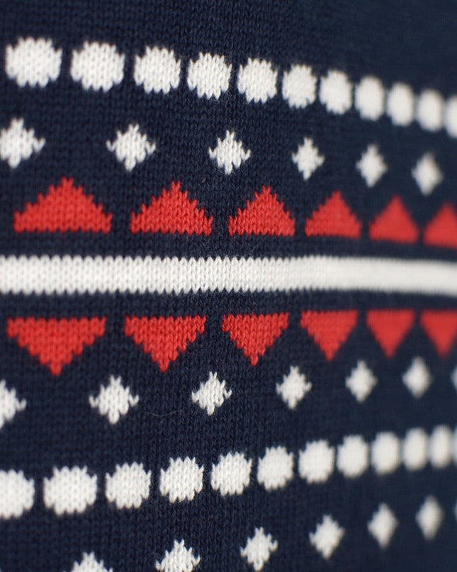 Frosted Pearl Couples Christmas Sweater in Organic Cotton