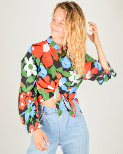 Black Still Life Blouse for All Ages