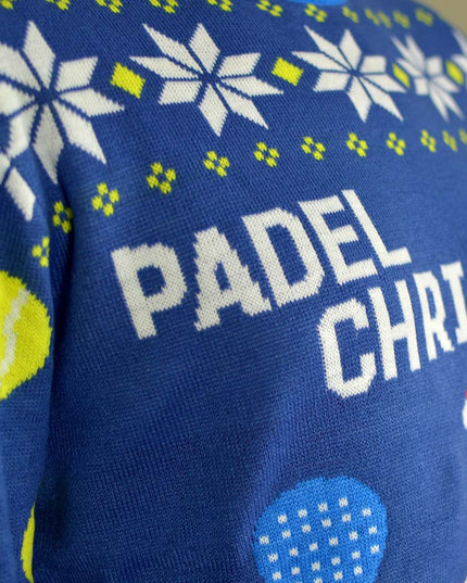 Blue Padel Christmas Sweater