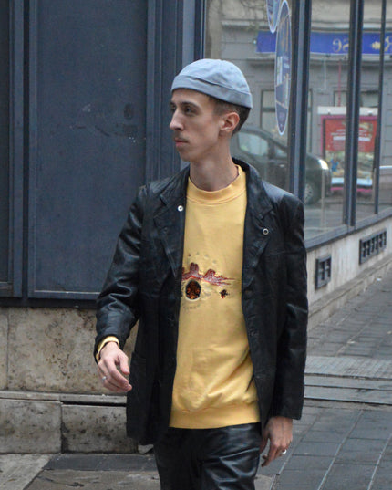 Light Gray Cord Docker Cap - Christmas Style