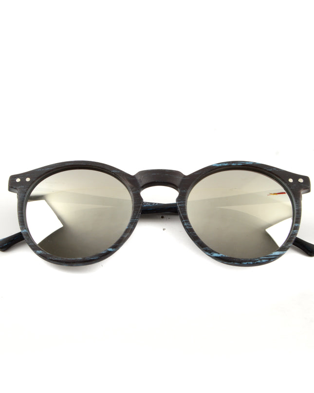 Blue Patterned Scrunchie