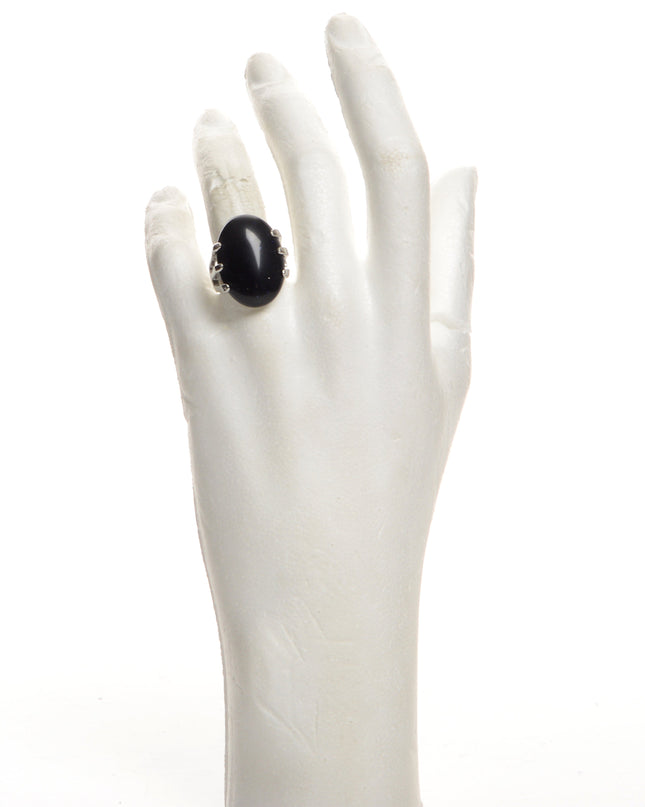 Black Ring - Oval Shape