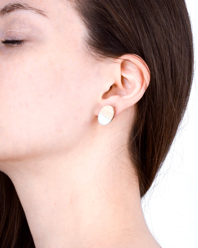 Oval Asymmetrical Earrings II