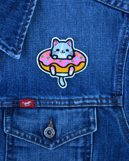 Cat in Donut Patch