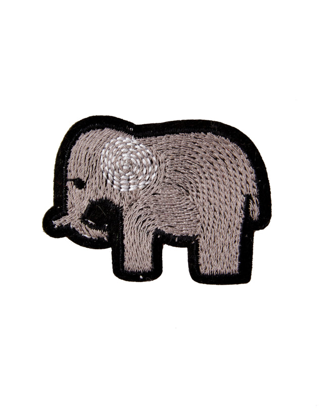 Elephant Patch - Stylish Animal Embroidery