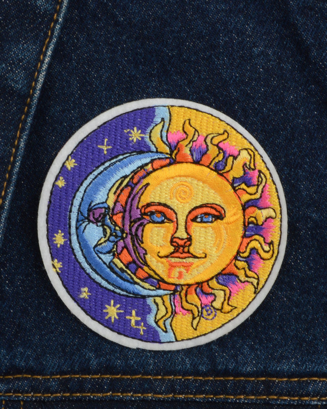 Iron-On Patch - Sun and Moon for Easter
