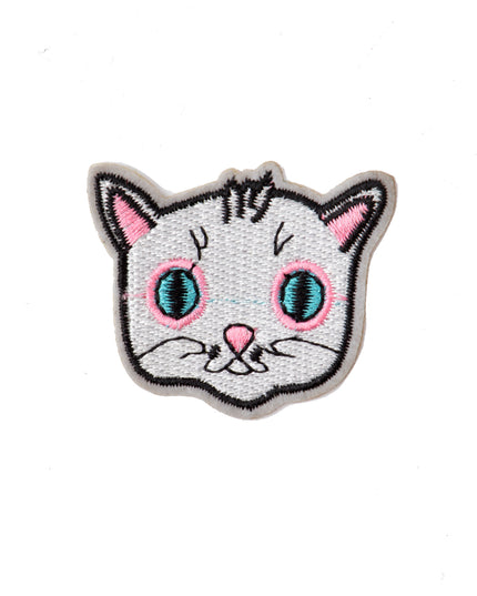 Big-Eyed Cat Patch - Adorable Feline Design
