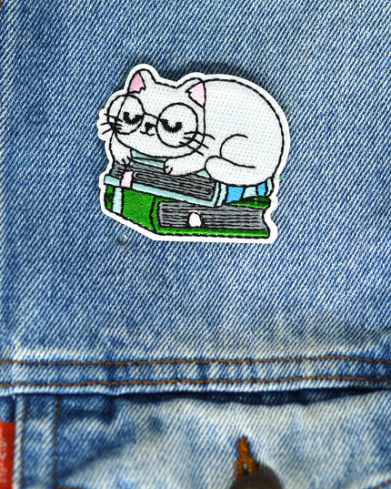Book and Cat Patch
