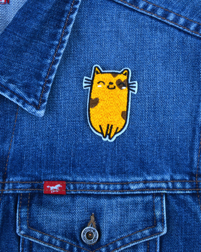 Patch - Smiling Chubby Cat