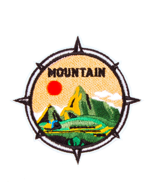 Mountain Iron-On Patch