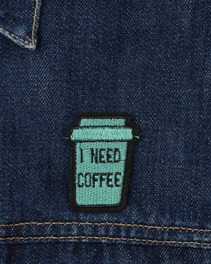 Iron-On Patch - Need Coffee