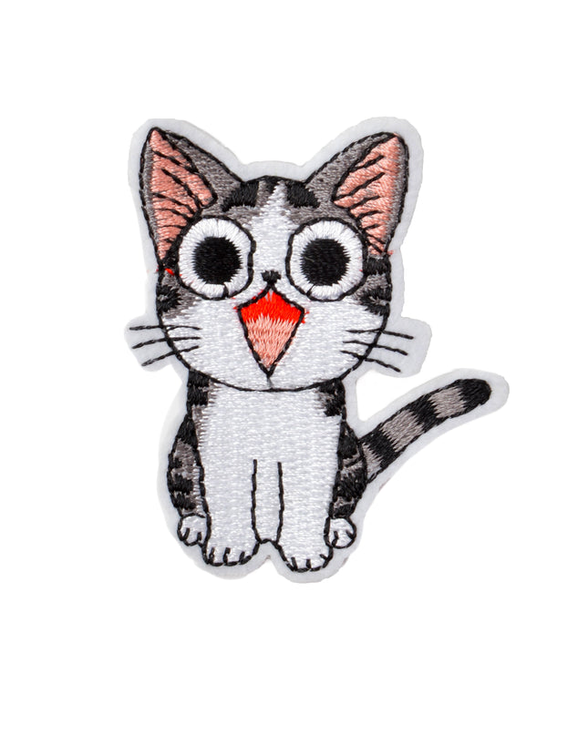 Meowing Cat Patch - Fun and Playful Design